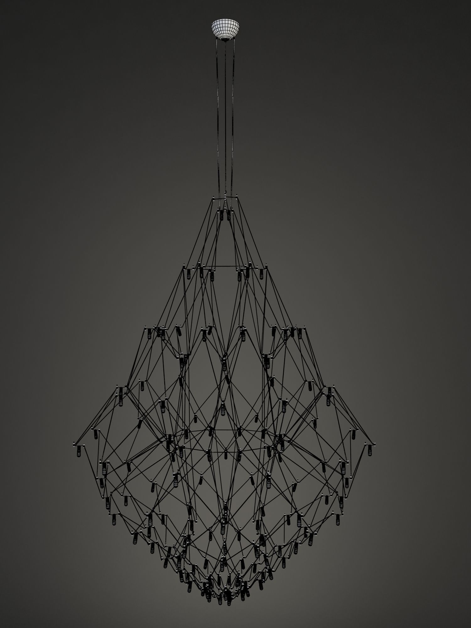 Chandelier Quasar 3D model_2