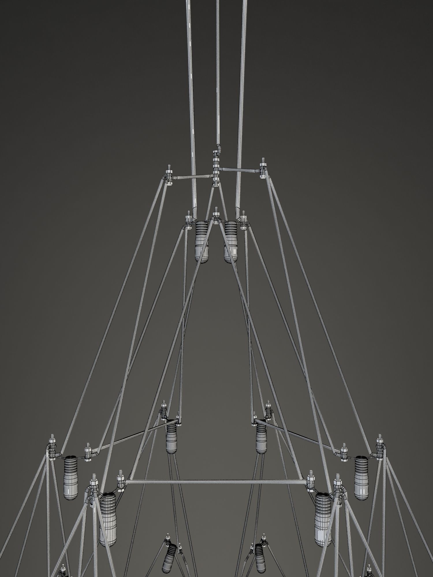 Chandelier Quasar 3D model_8