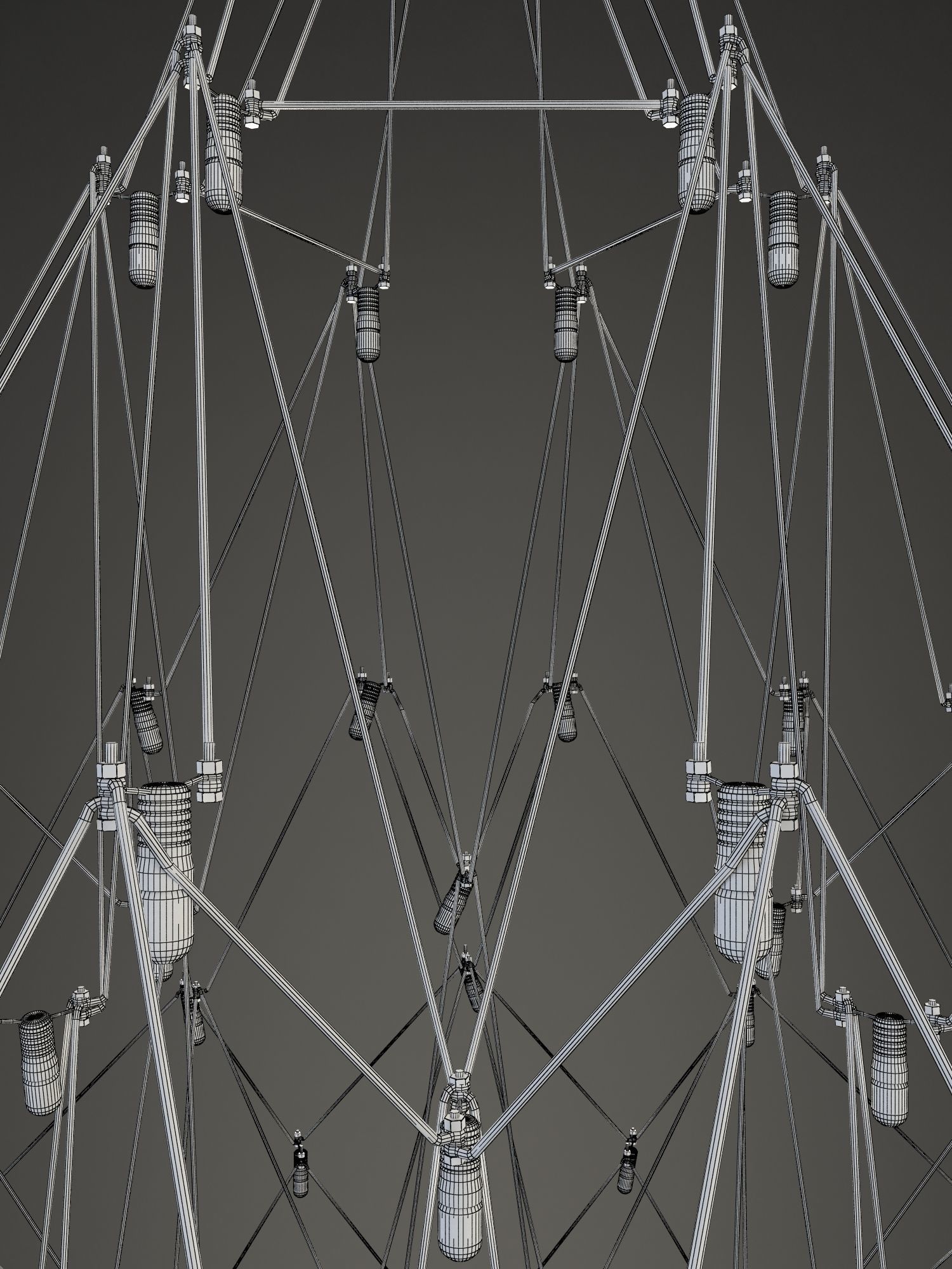 Chandelier Quasar 3D model_10