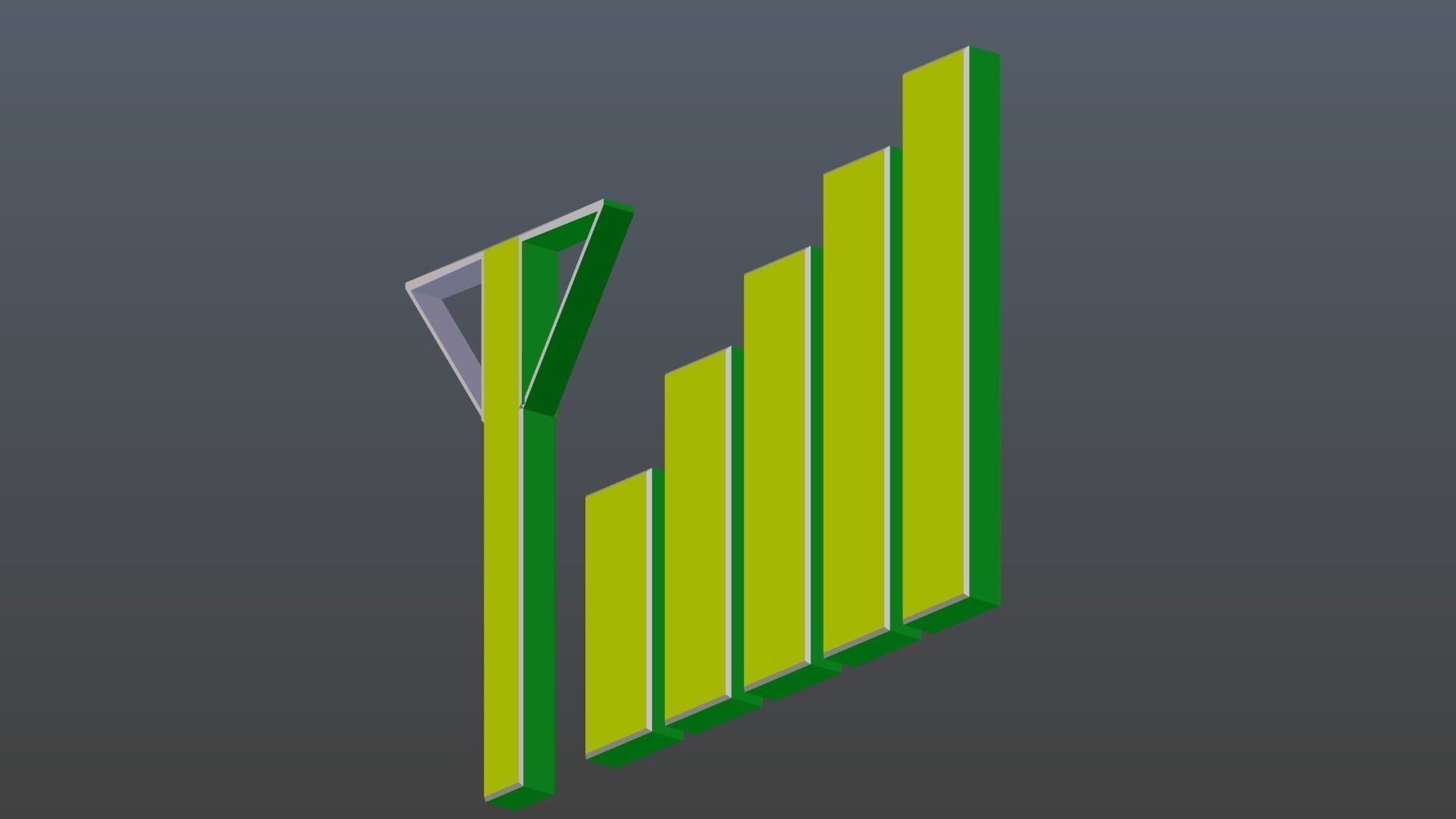 Low poly net Low-poly 3D model_3