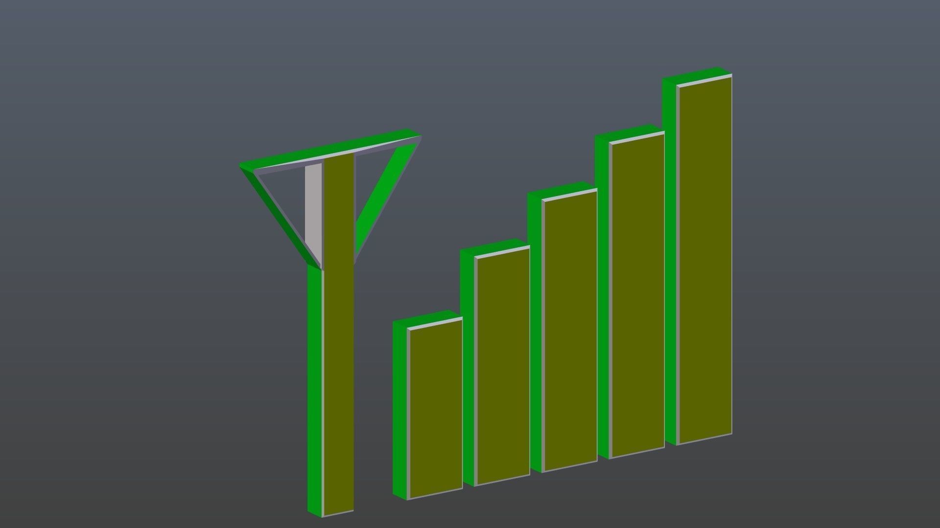 Low poly net Low-poly 3D model_1
