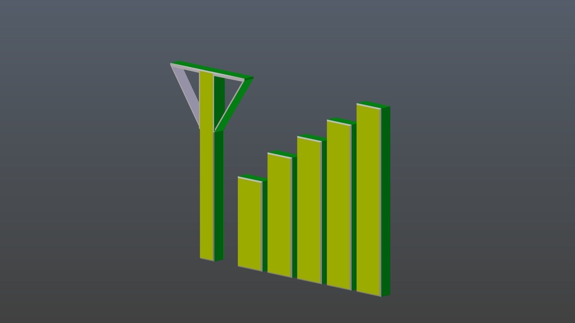 Low poly net Low-poly 3D model_2
