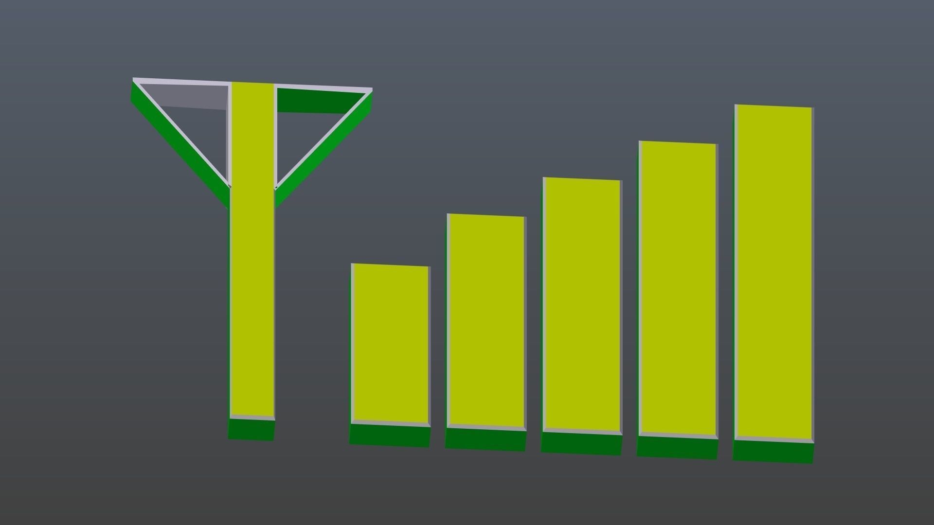 Low poly net Low-poly 3D model_4
