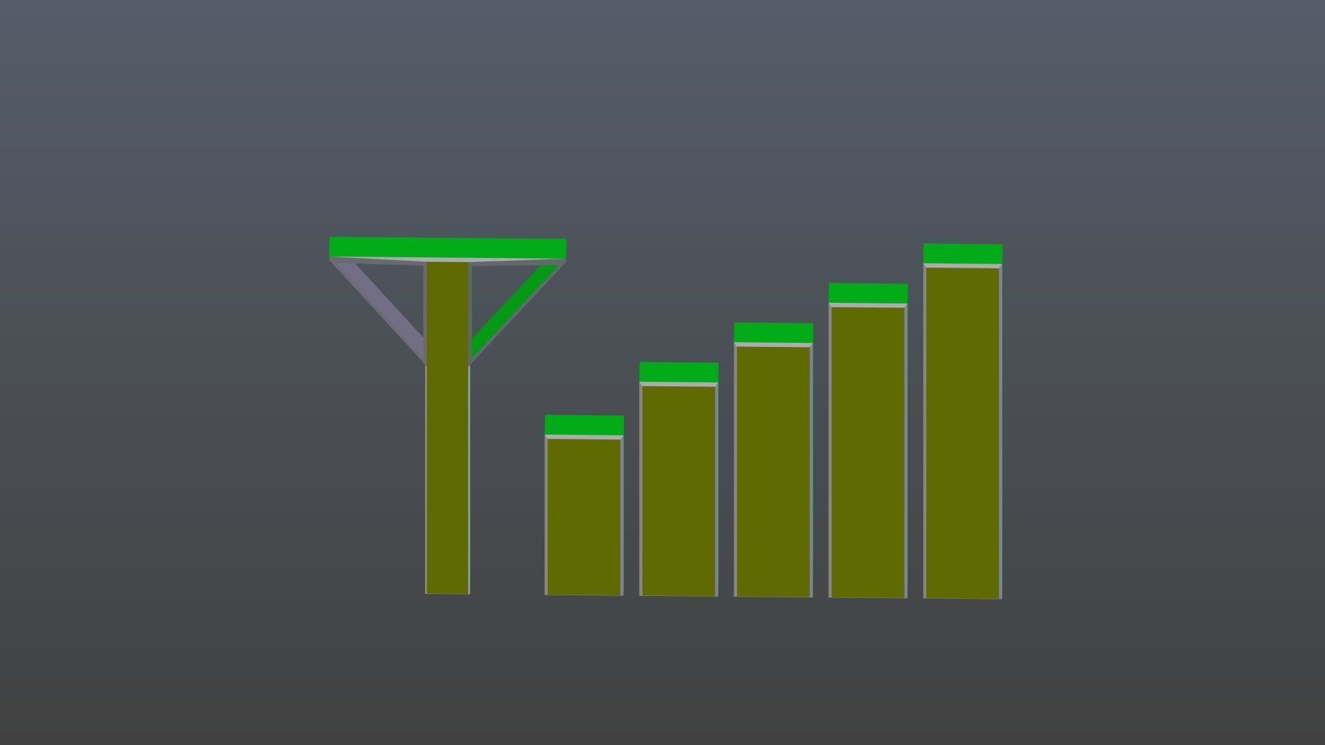 Low poly net Low-poly 3D model_5