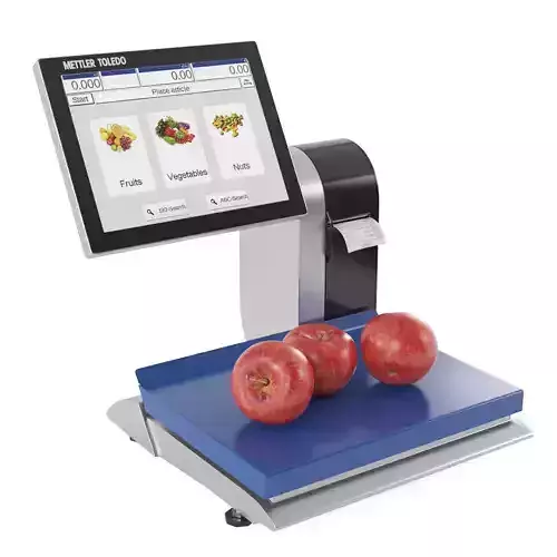 Self-service scales 3D model