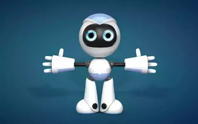 Simple Robot 3D model