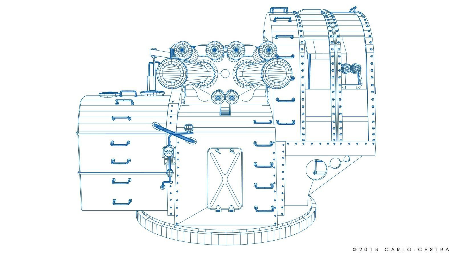 Japanese Type 89 Low-poly 3D model_44