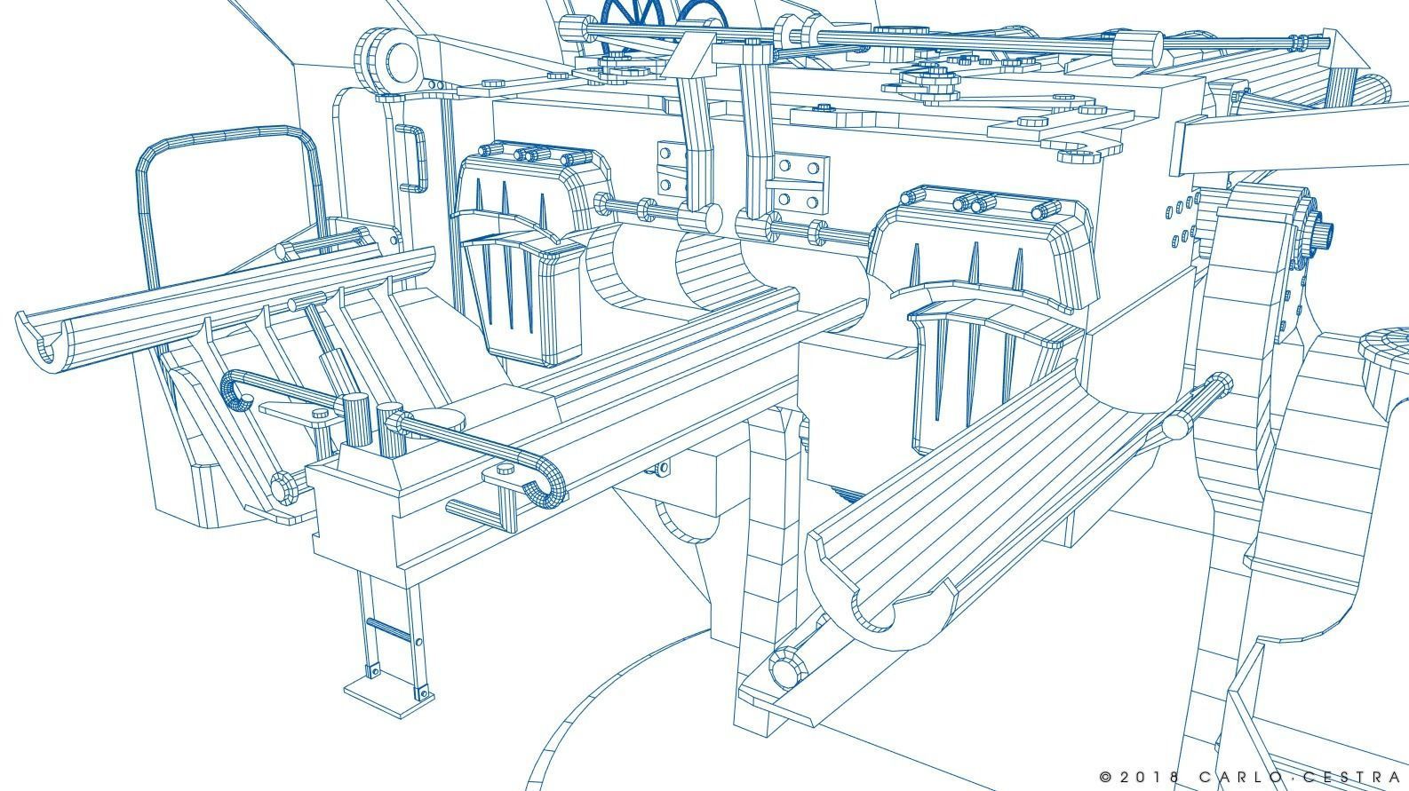 Japanese Type 89 Low-poly 3D model_38