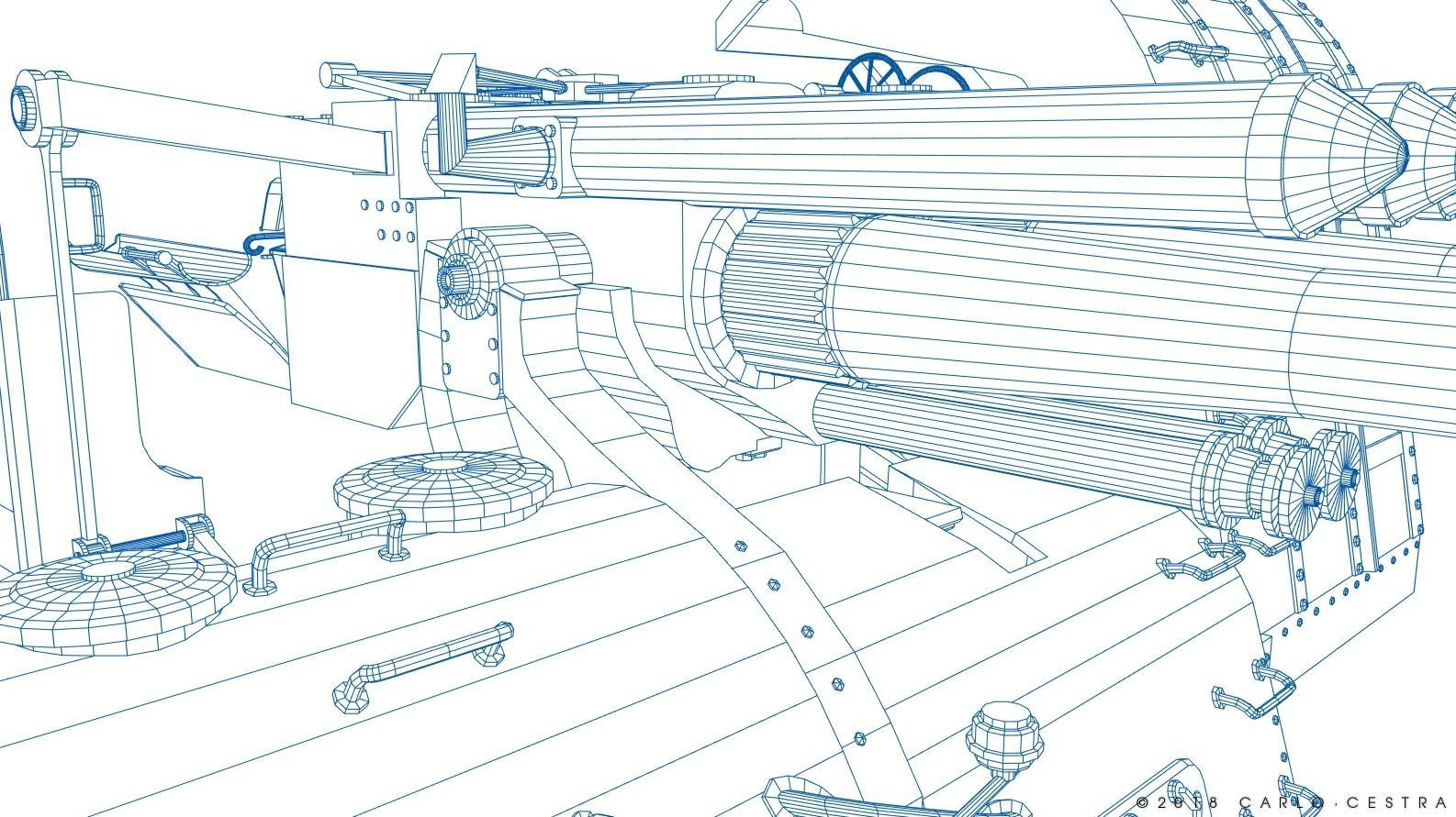 Japanese Type 89 Low-poly 3D model_37