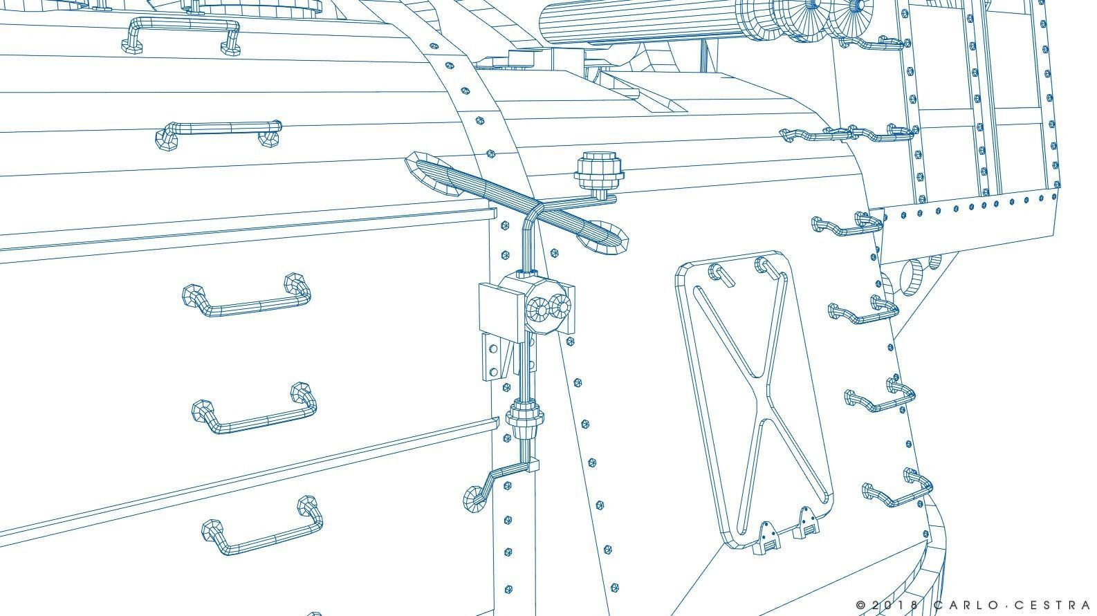 Japanese Type 89 Low-poly 3D model_32