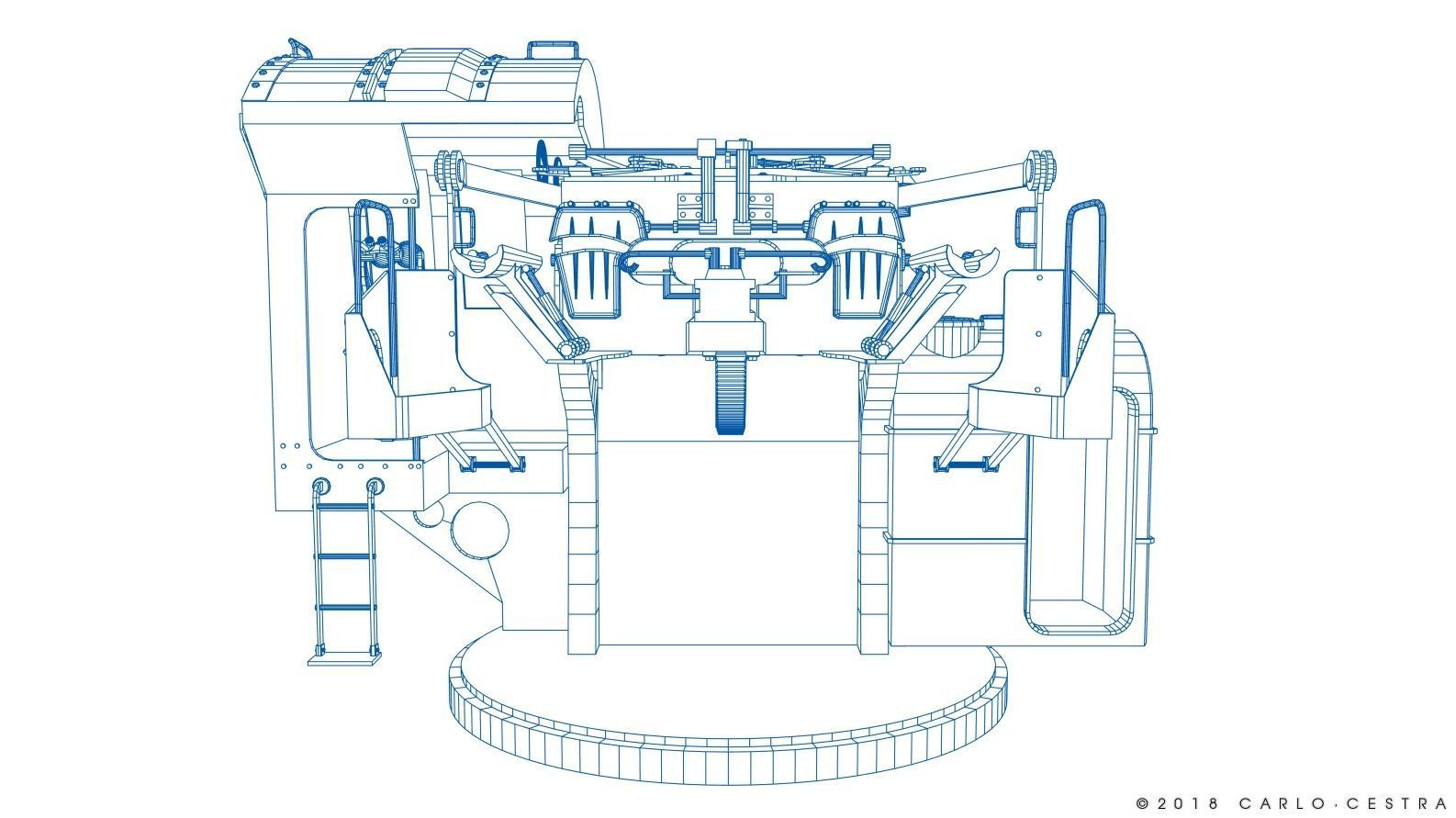 Japanese Type 89 Low-poly 3D model_42