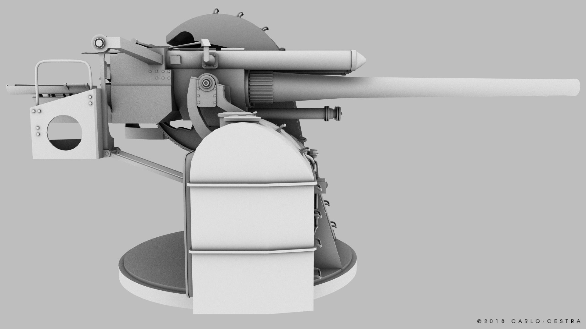Japanese Type 89 Low-poly 3D model_23
