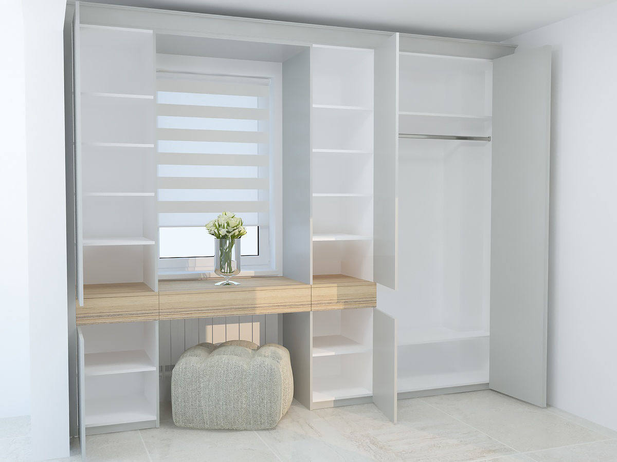 Wardrobe MATTE 3D model_3