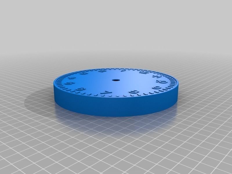 Reversed Clock 3D print model_1