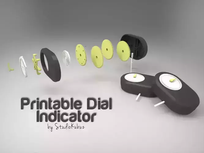 Printable Dial Indicator Accuracy 3D print model