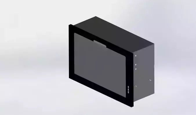 Microwawe kitchen PC with touchscreen