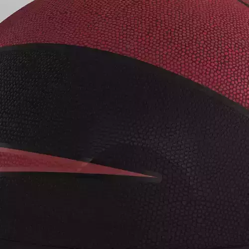 Basketball ball euro redblack