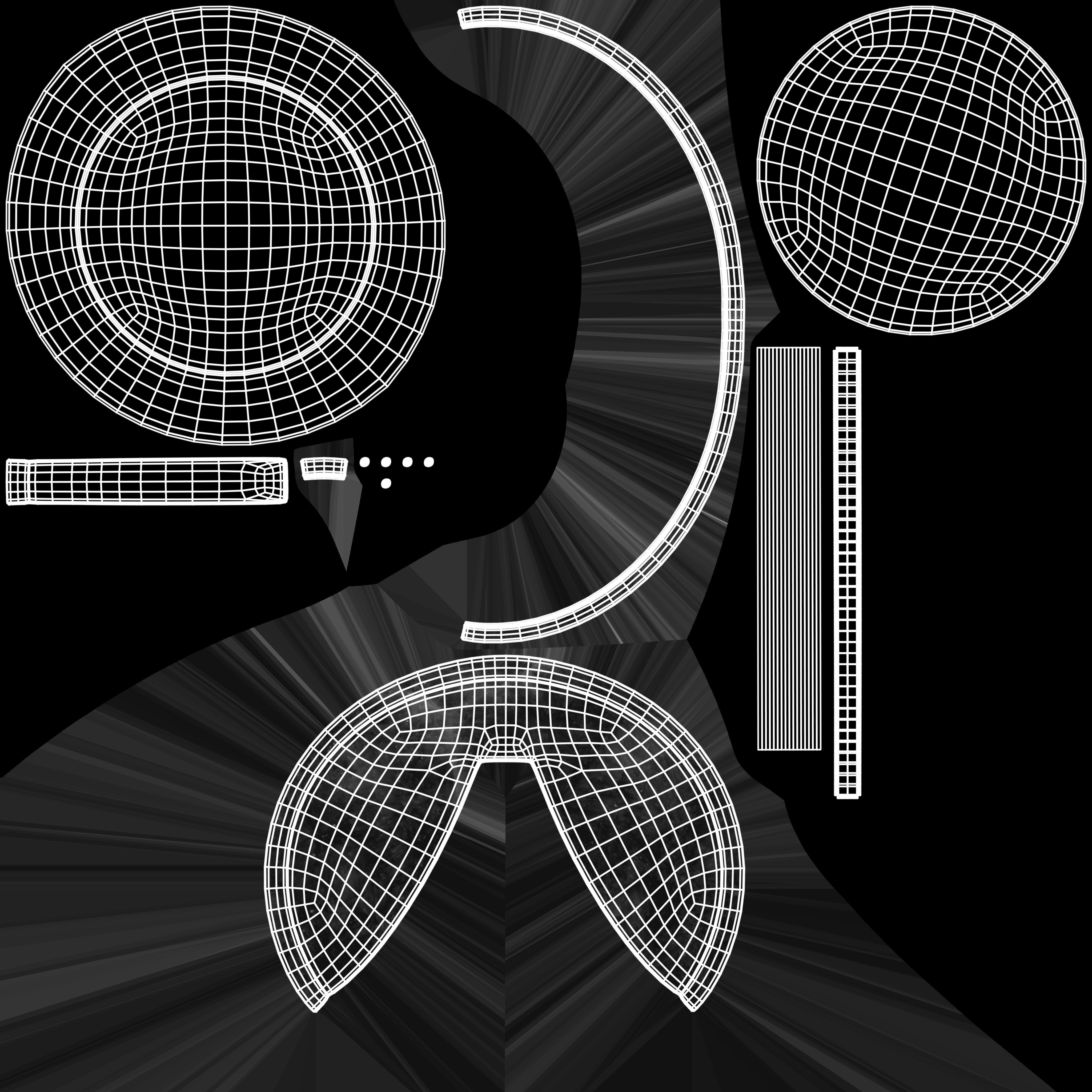 Ralf Night Table Low-poly 3D model_11