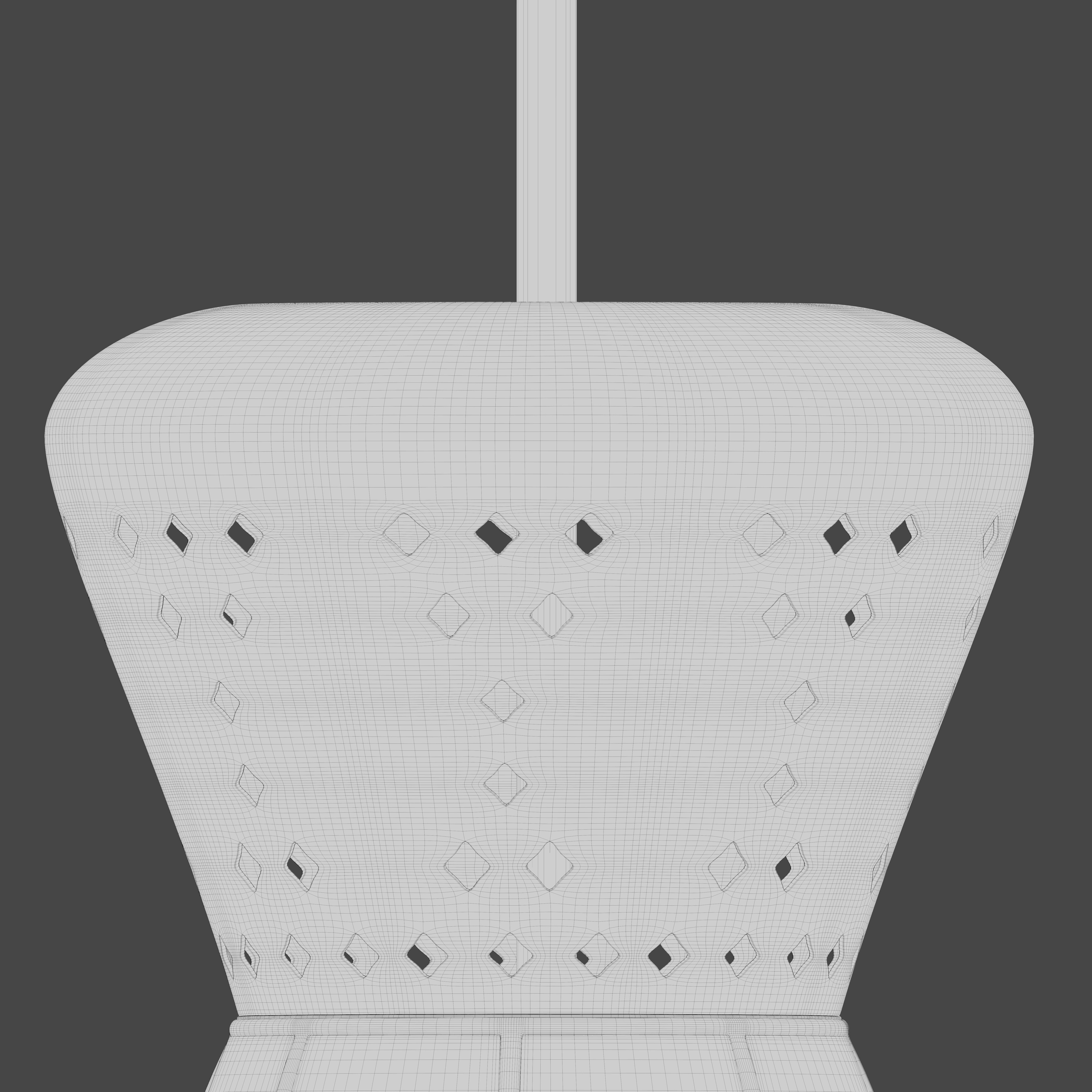 Intricate Arabic Lamp 3D model_5
