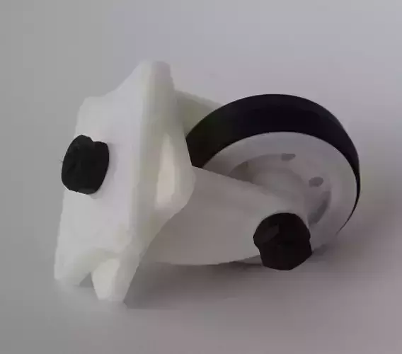 Castor Wheel 3D print model