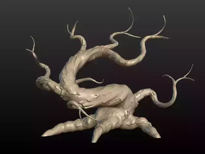 Dried Tree 3D print model