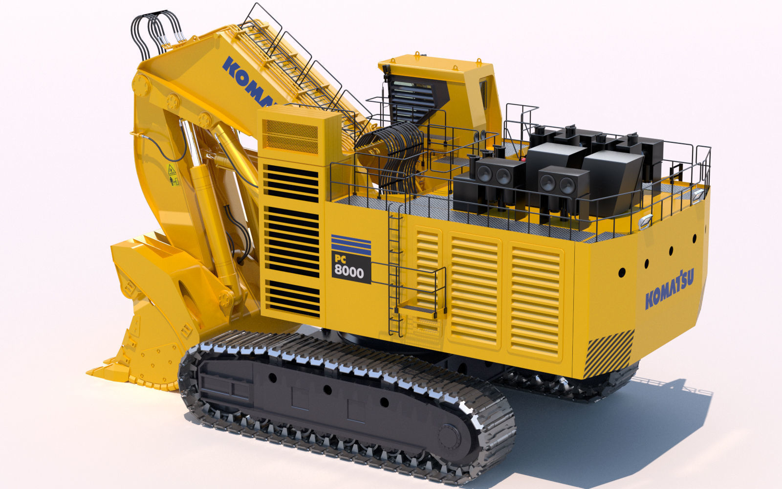 Komatsu PC8000 Shovel 3D model_6