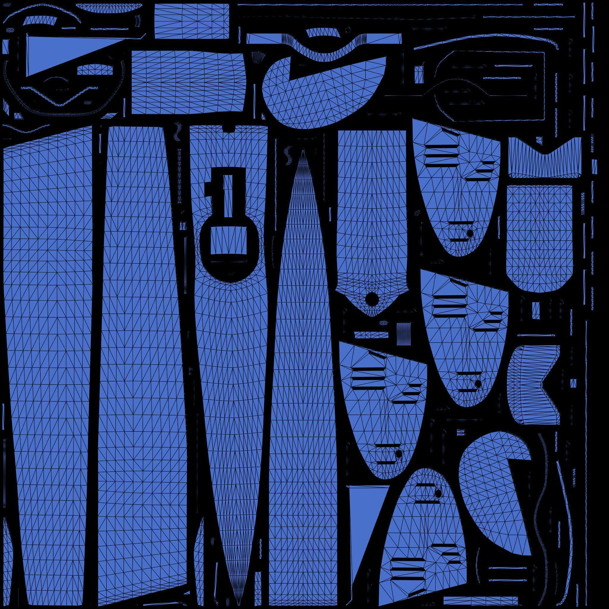 Fokker D VII biplane game-ready asset Free low-poly 3D model_26