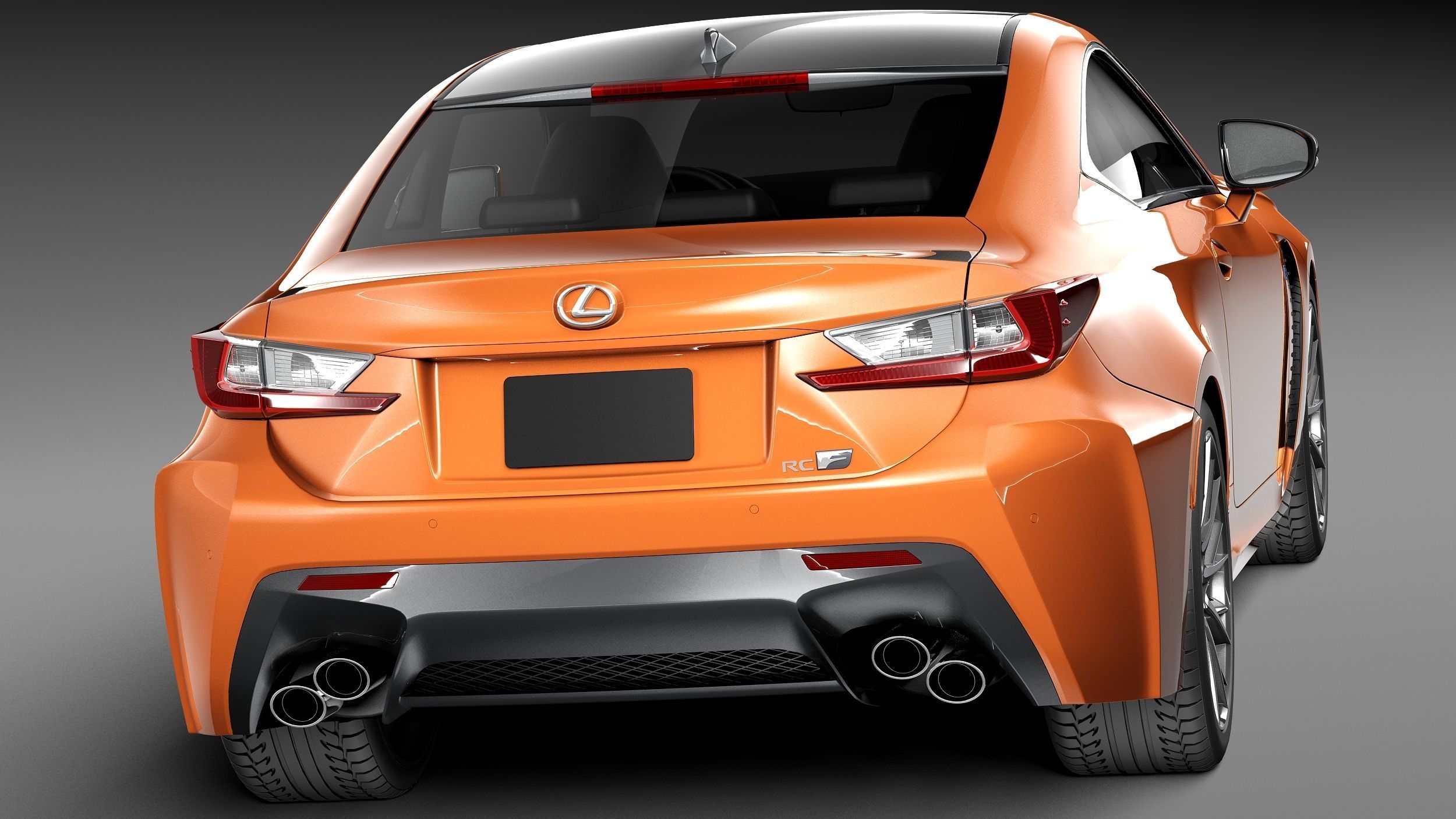 Lexus RC F 2015 3D model_5