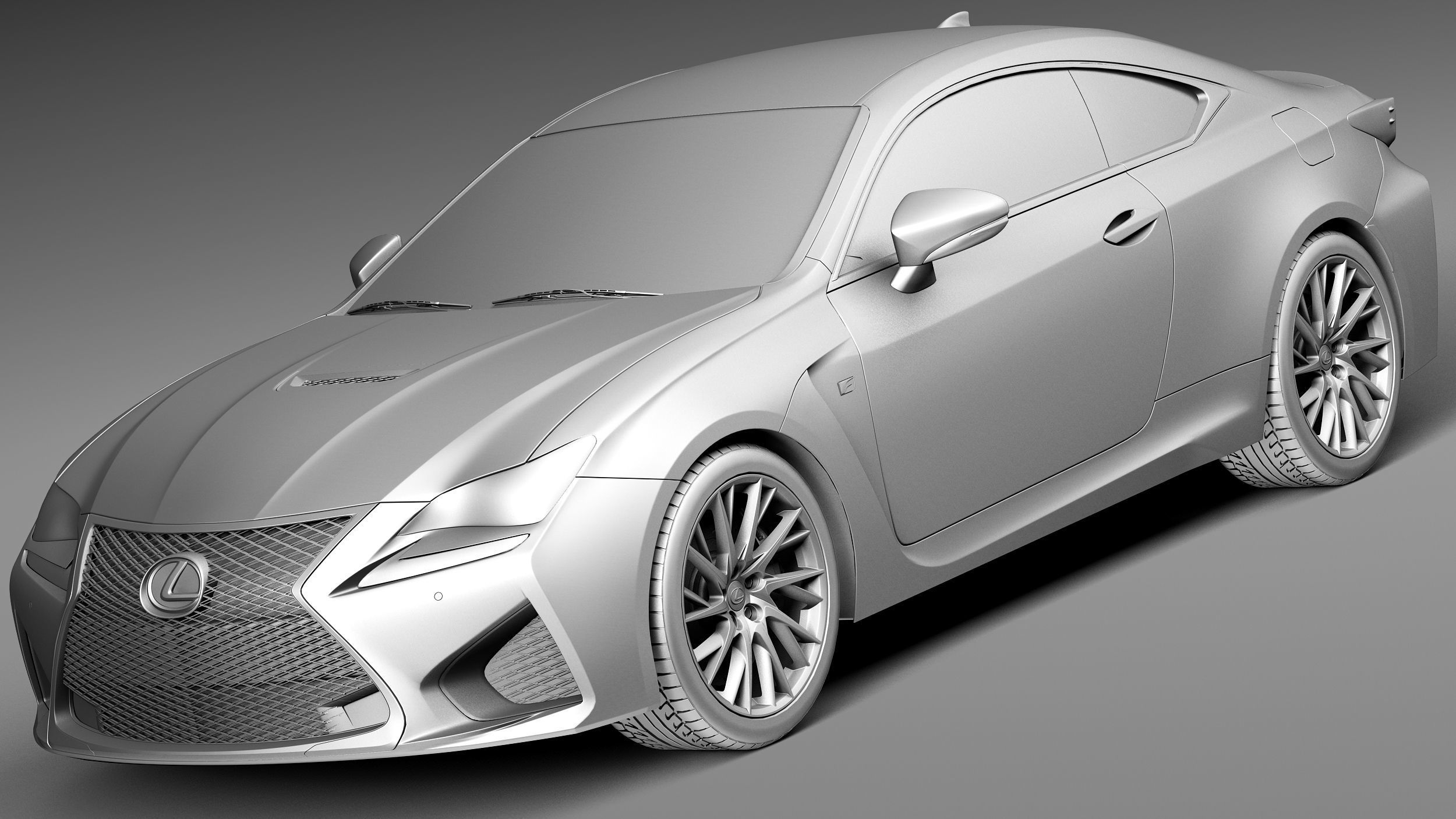 Lexus RC F 2015 3D model_8