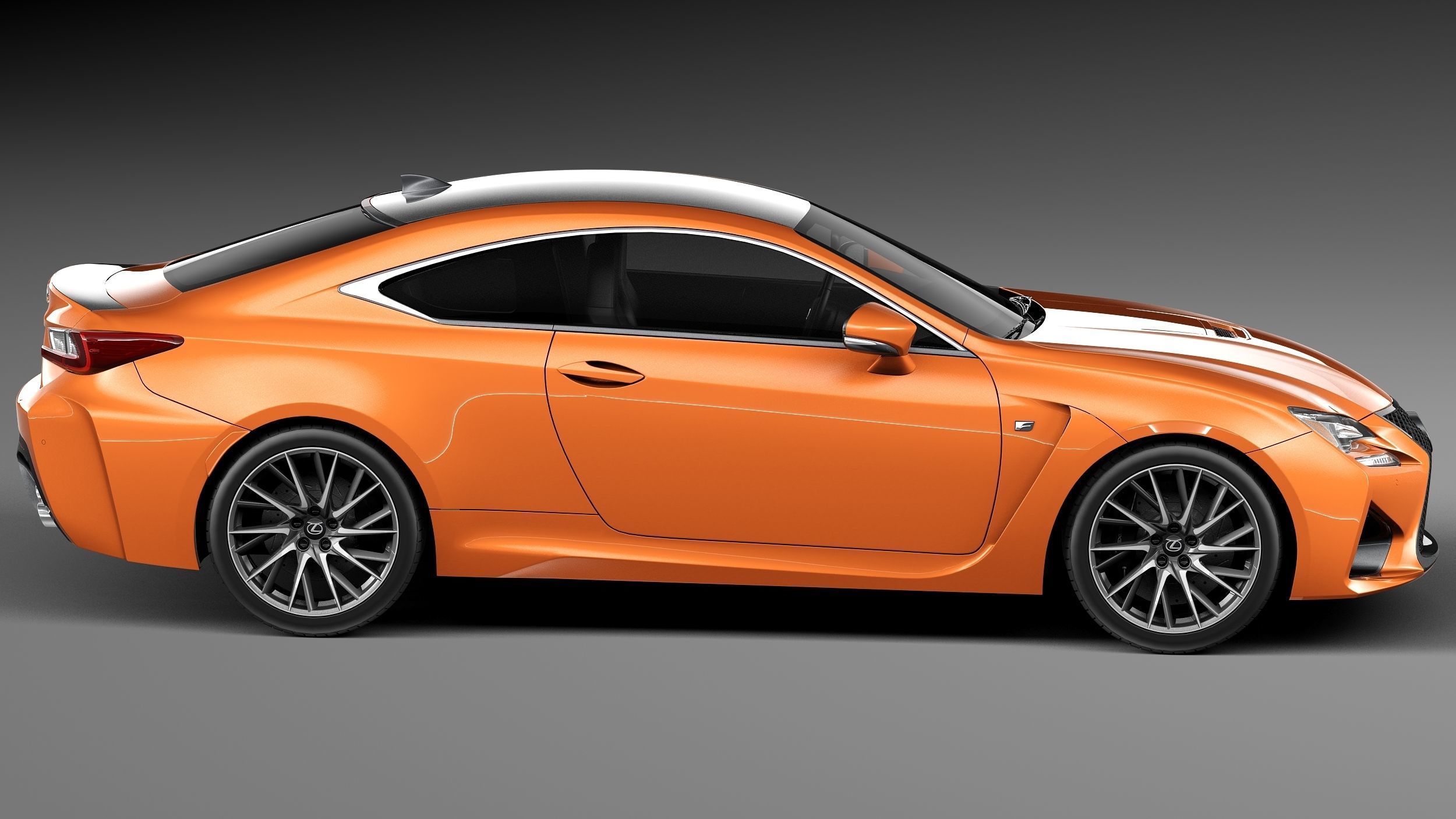 Lexus RC F 2015 3D model_6