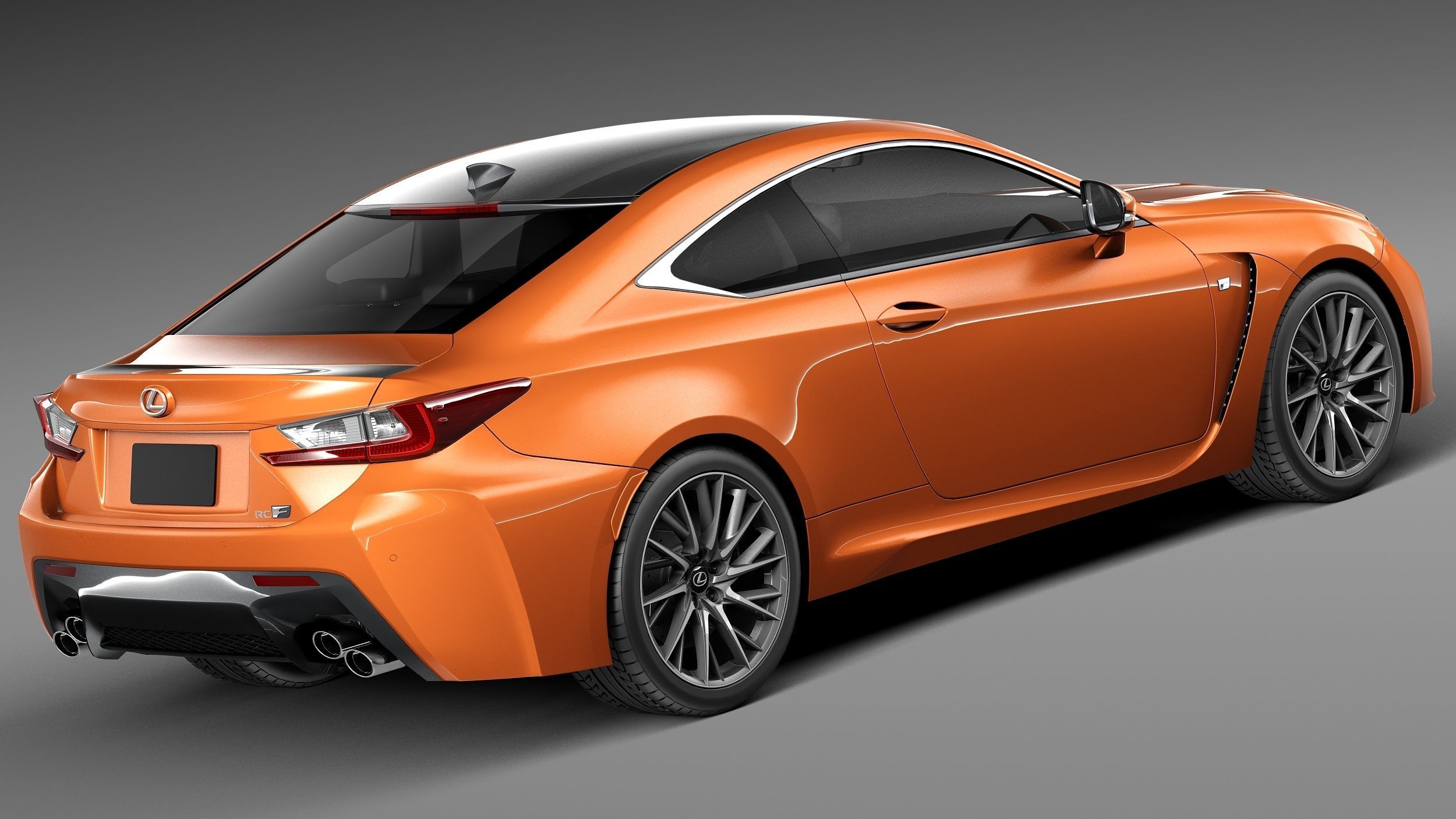 Lexus RC F 2015 3D model_4