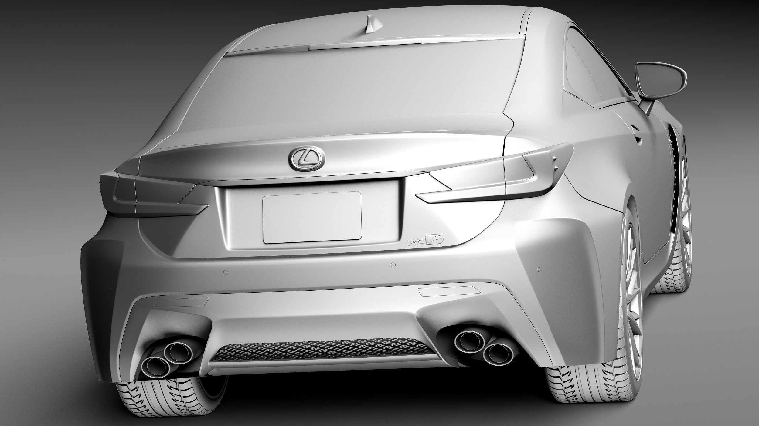 Lexus RC F 2015 3D model_13