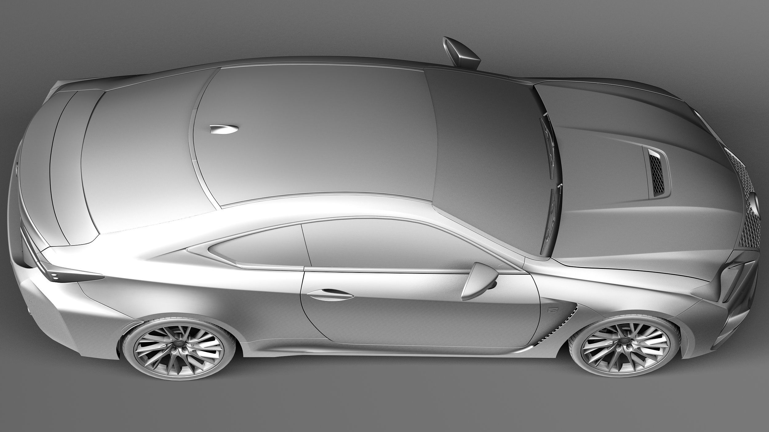 Lexus RC F 2015 3D model_15