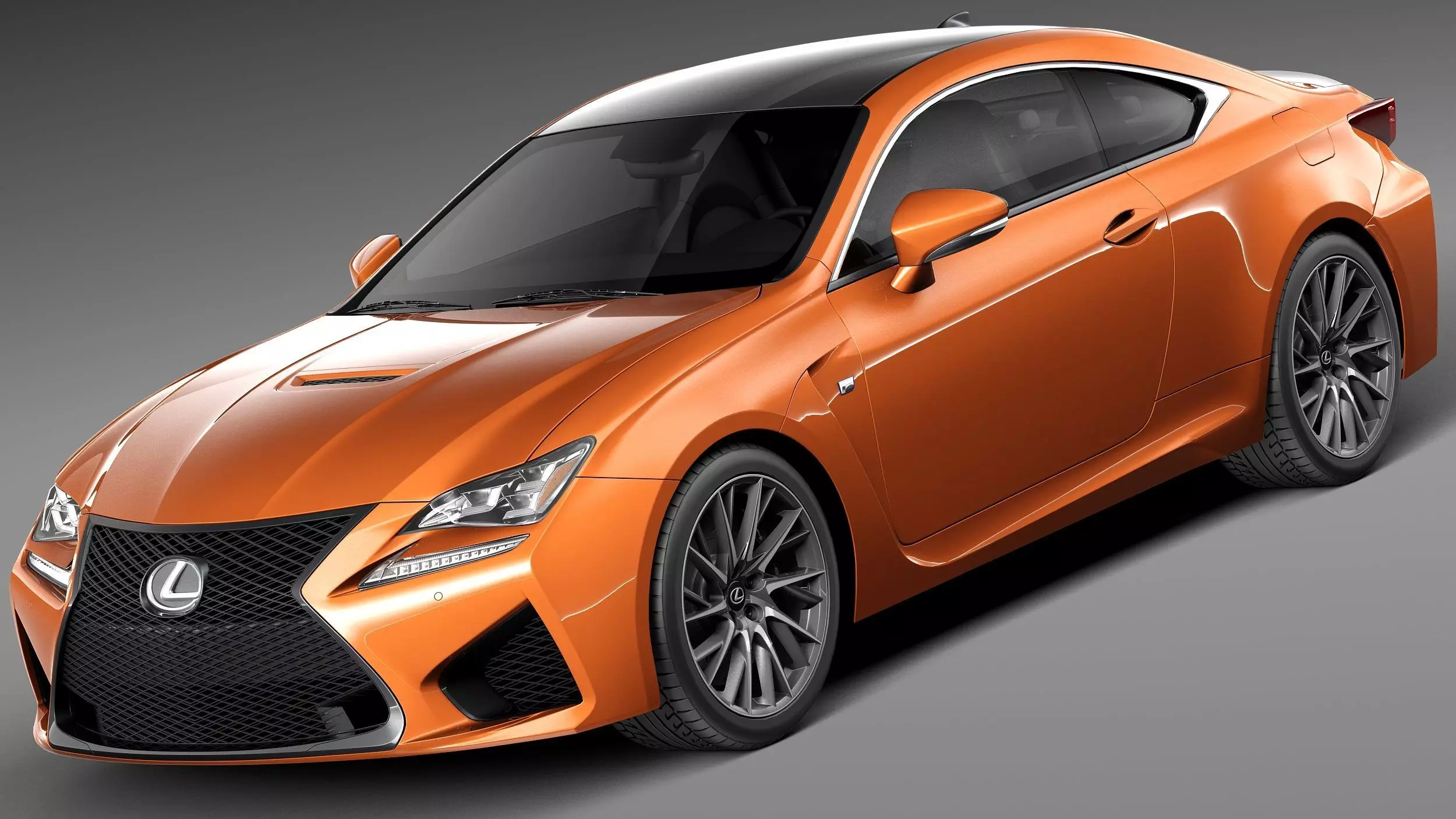 Lexus RC F 2015 3D model_0
