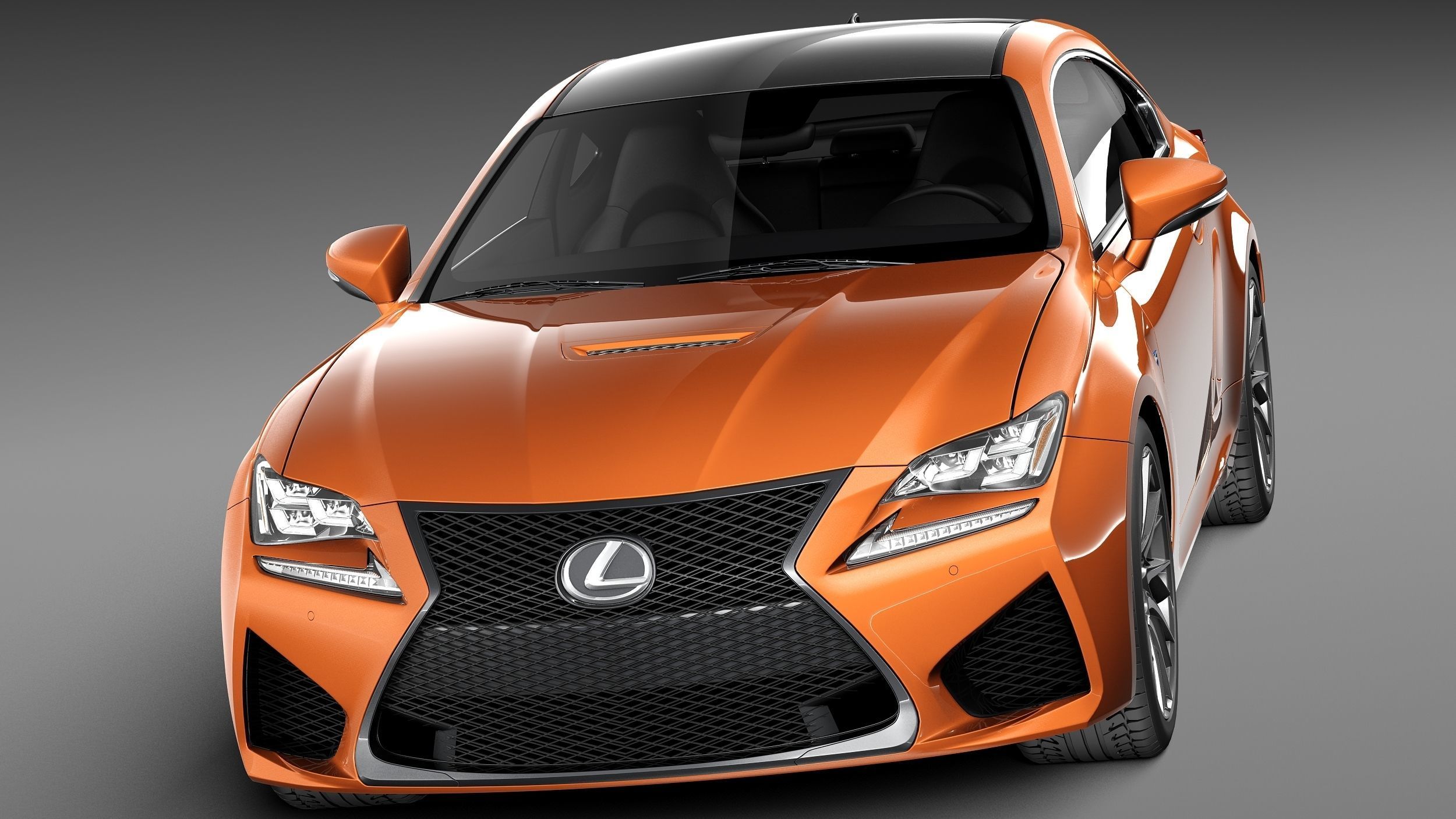 Lexus RC F 2015 3D model_1