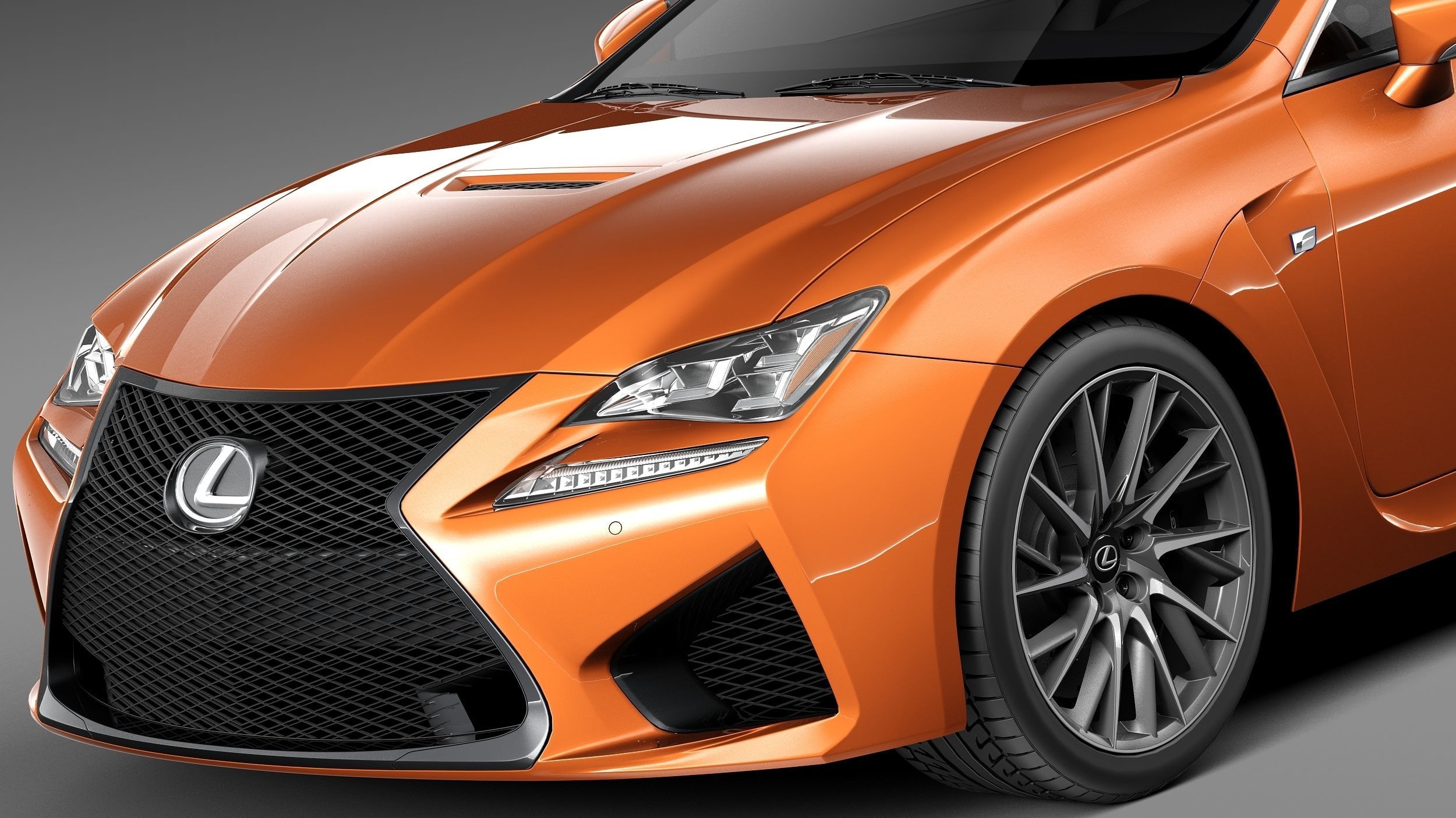 Lexus RC F 2015 3D model_2