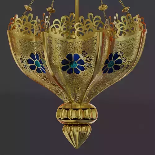 Moroccan bohemian chandelier