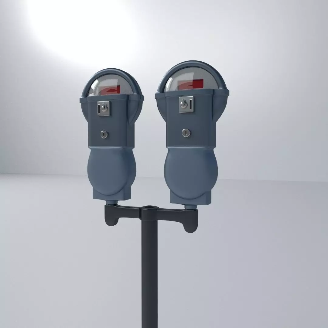 Parking Meter 3D model_0