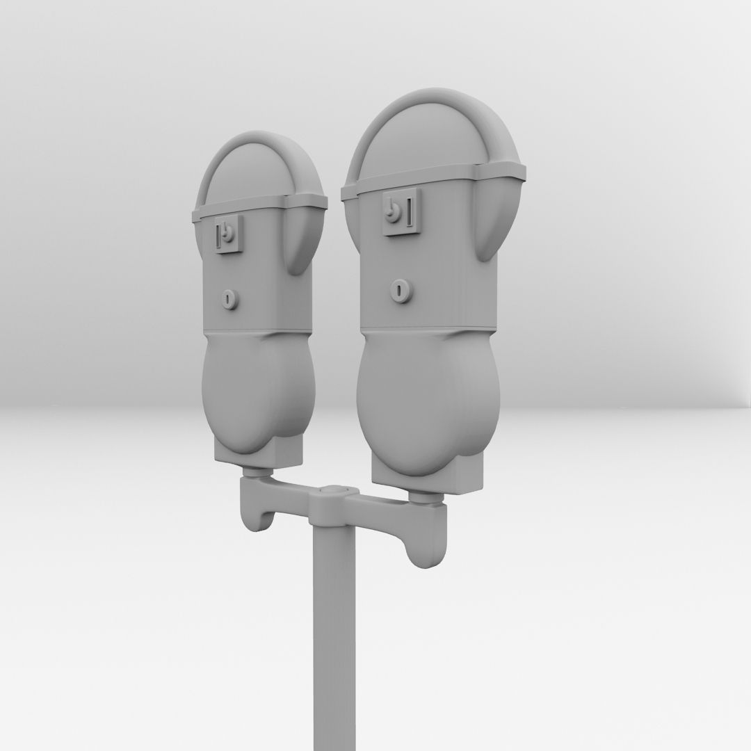 Parking Meter 3D model_3