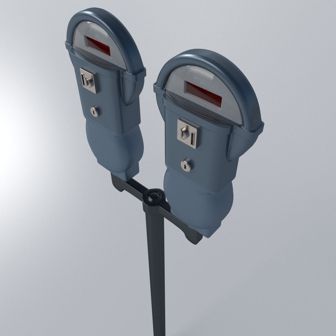 Parking Meter 3D model_1