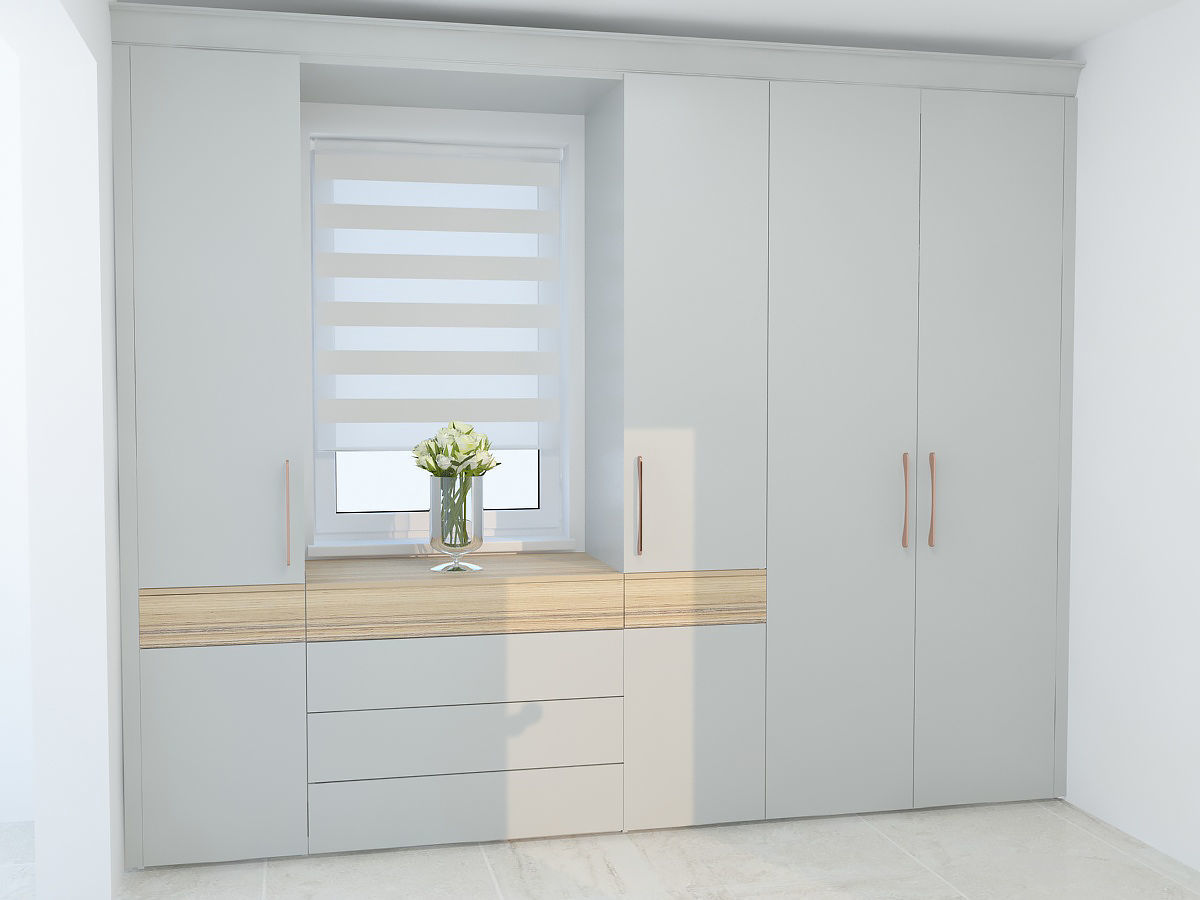 Entry Wardrobe 3D model_2