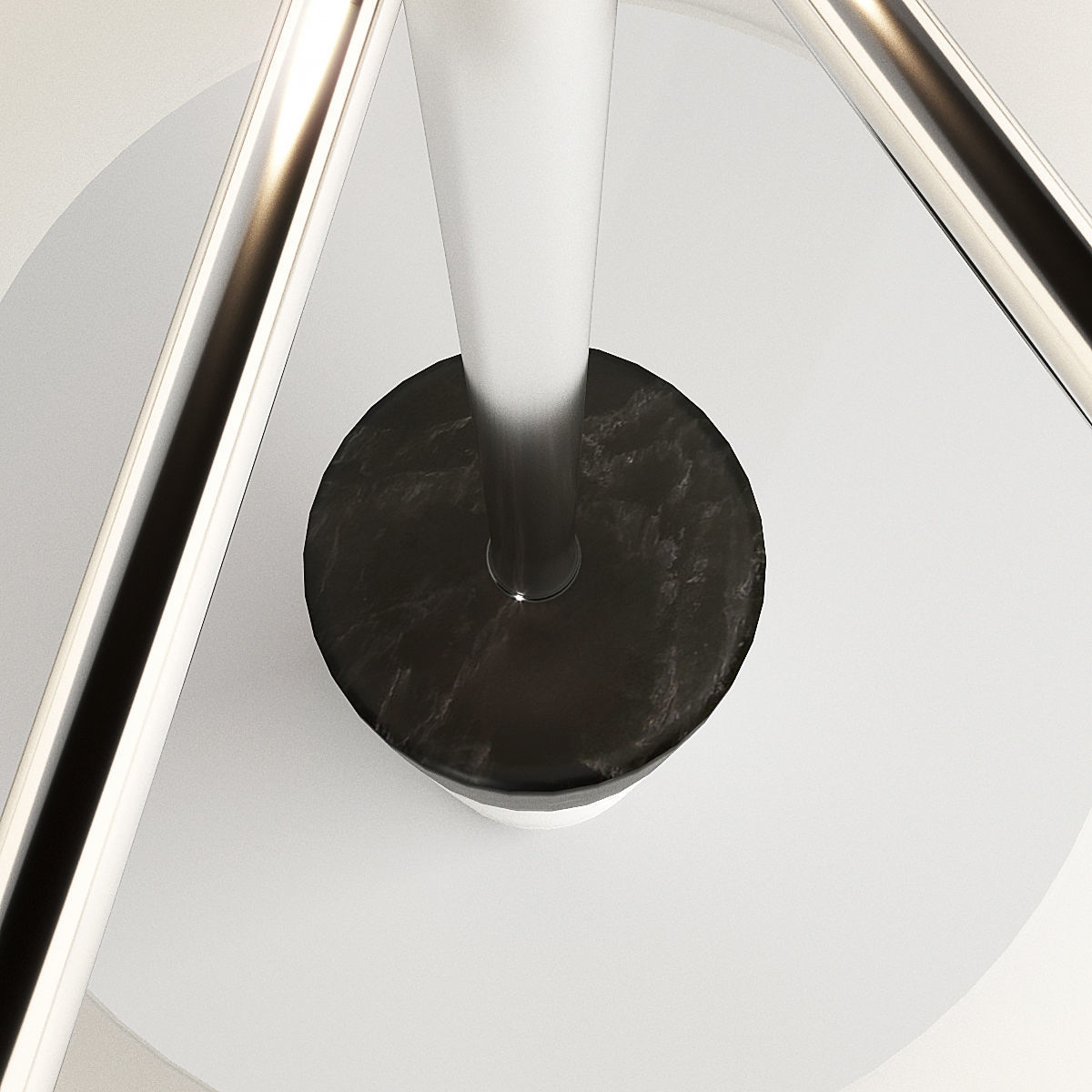  Stacked Marble Table Lamp Low-poly 3D model_7