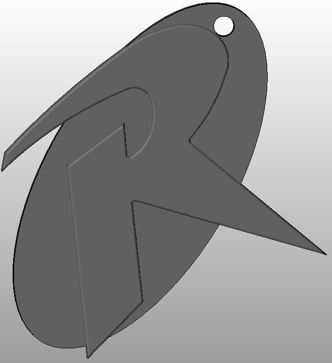 Robin Keychain Free 3D print model