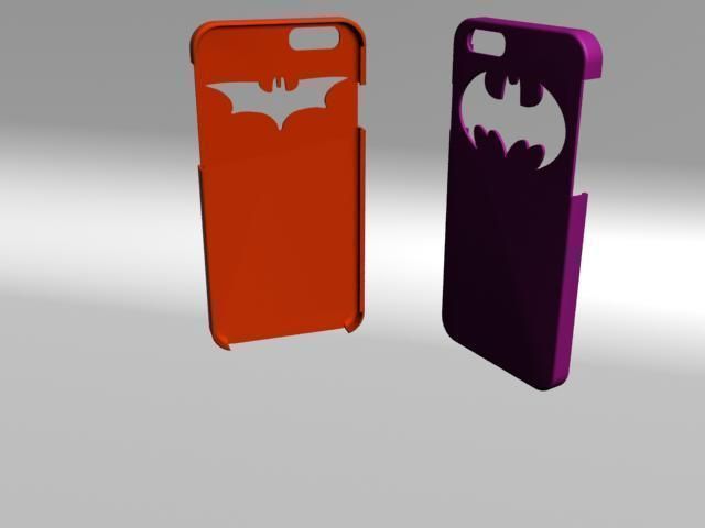 Iphone 6 case Batman Free 3D print model_3