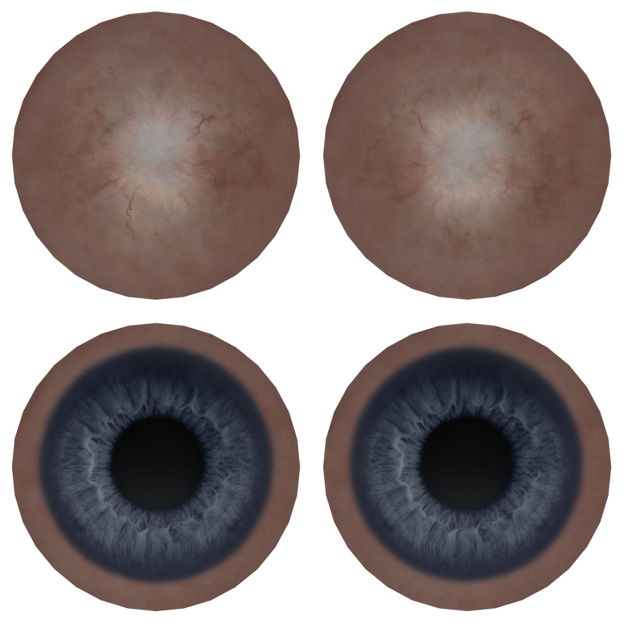 Man in the beach Low-poly 3D model_9