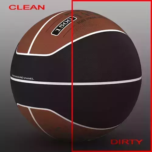 Basketball ball euro brownblack