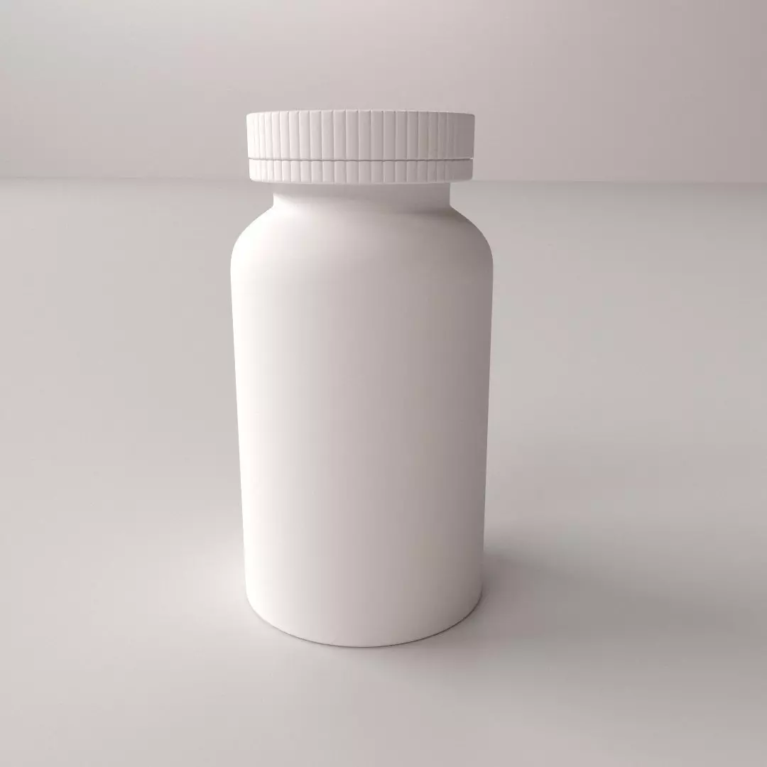 Pill Bottle 3D model_0