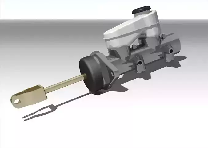 Tandem Master cylinder Free 3D model