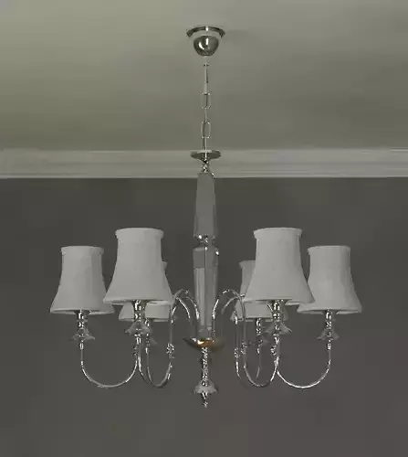 Chandelier with six lights