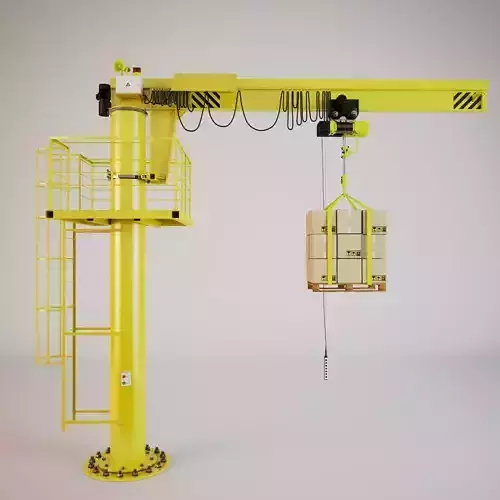 Lifting Crane Console 3D model